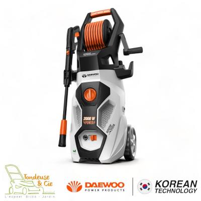 DAEWOO  - Nettoyeur haute pression 2000 w - 160 bars, raccord rapide, accessoires - DAX160-2000W-HRL