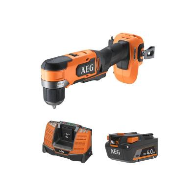 AEG Pack  18V - Perceuse-visseuse d'angle Brushless Subcompact - Batterie 4.0 Ah - Chargeur