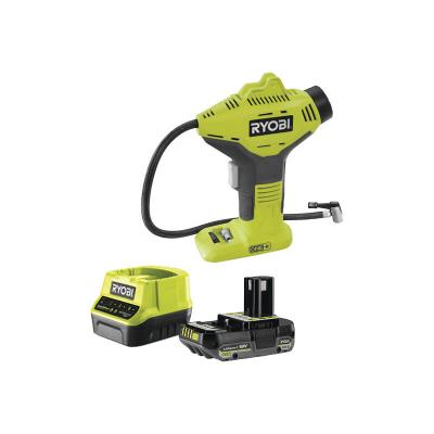 RYOBI Pack  Compresseur 18V One Plus R18PI-0 - 1 Batterie 2.0Ah - 1 Chargeur rapide