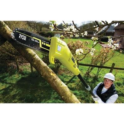 RYOBI Pack  &eacute;lagueur &eacute;lectrique sur perche RPP755E - cha&icirc;ne 25cm pour &eacute;lagueur &eacute;lectrique sur perche