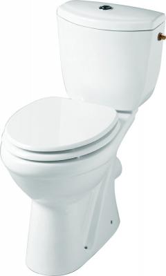  Pack WC Baltic sur&eacute;lev&eacute; avec sortie horizontale en c&eacute;ramique - Blanc 