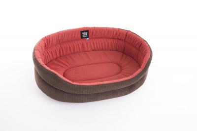 MARTIN SELLIER Panier pour chien Classic - Polyester - Beige et Rose - D80cm 