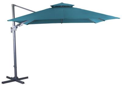 PROLOISIRS Parasol D&acute;Port&acute; Inclinable Et Orientable Bioclim 3 X 3 M