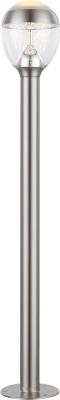 GLOBO  LIGHTING Colonne ext&eacute;rieure inox - Plastique translucide satin&eacute;