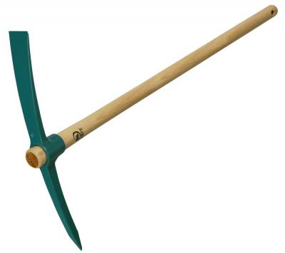 LEBORGNE Pioche terrassier avec manche - Bois et acier - 2,5kg