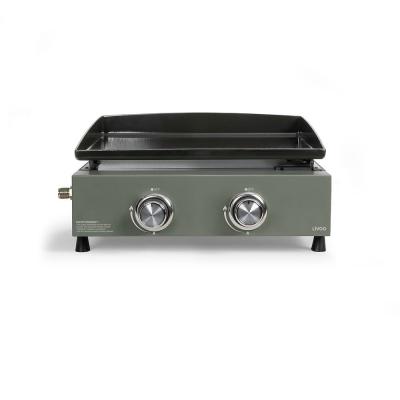 LIVOO Plancha Gaz  Doc323 2 Br&ucirc;leurs