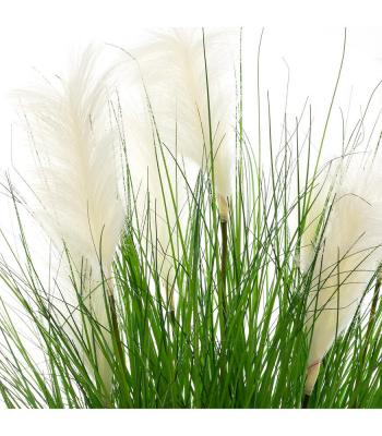ATMOSPHERA  Herbe artificielle en pot H105 cm  - Vert