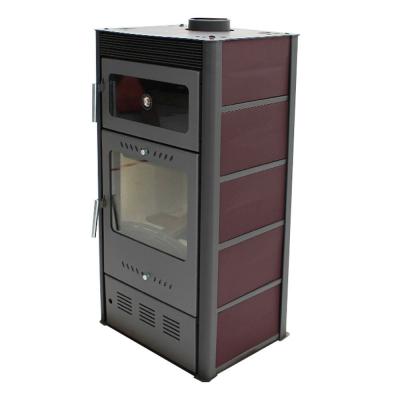 SANNOVER THERMIQUE Po&ecirc;le &agrave; Bois avec four Esmee 7,5 kW Sannover Bordeaux