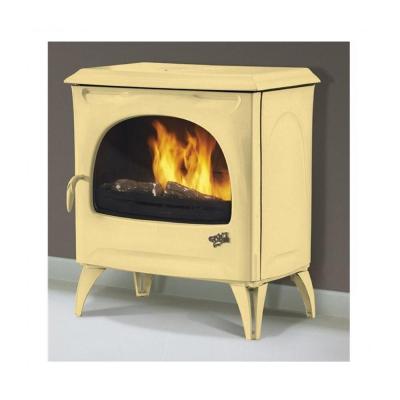 GODIN Po&ecirc;le &agrave; bois fonte 10,5kw beige - 388113SAHARA - 
