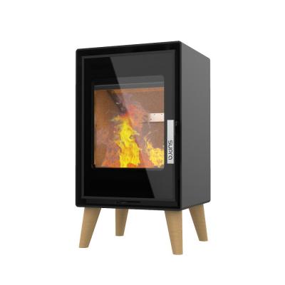 SUPRA Po&ecirc;le &agrave; bois JACCO SUR PIED 4.8KW en acier - &eacute;tanche - eco design