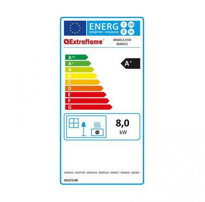 NORDICA EXTRAFLAME Po&ecirc;le &agrave; granul&eacute;s de bois 8kw  angelaevoblanc
