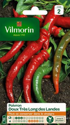 VILMORIN Graines -  - Poivron Doux Long des Landes