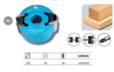 LEMAN Porte-outils &agrave; profiler diam. 120mm al. 50 Ht. 50mm 124.50.50 