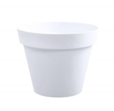 EDA  Pot de fleur rond Toscane - &Oslash; 20 x H 17 cm - 3 L - Blanc