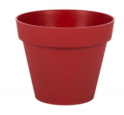 EDA  Pot de fleur rond Toscane - &Oslash; 20 x H 17 cm - 3 L - Rouge rubis