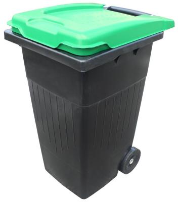 BELLI Poubelle &agrave; roulettes PROMO renforc&eacute;e 120L anthracite 73x58xH.110cm 