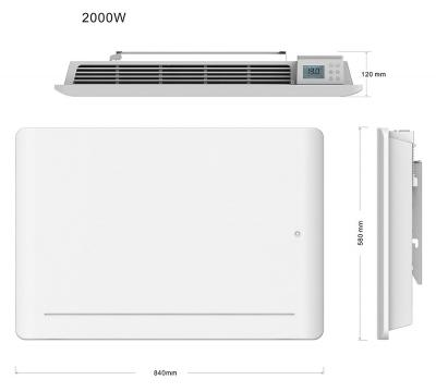 VOLTMAN  - Chauffage &eacute;lectrique chaleur douce Leia - 2000W - Blanc