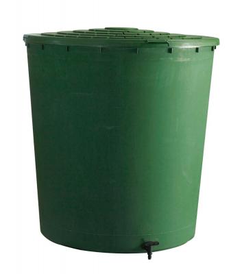 BELLI R&eacute;cup&eacute;rateur &agrave; eau rond - Vert - 200L 