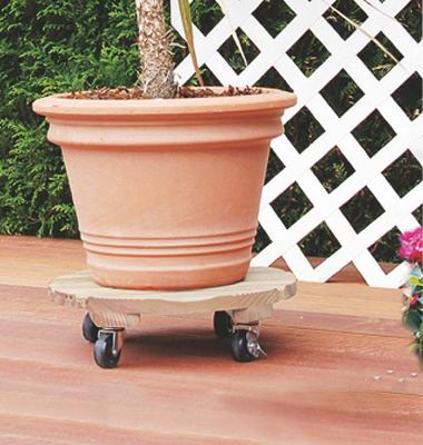 NORTENE  - Support &agrave; roulettes rond 'Flora Roll Autoclave' - 35 cm