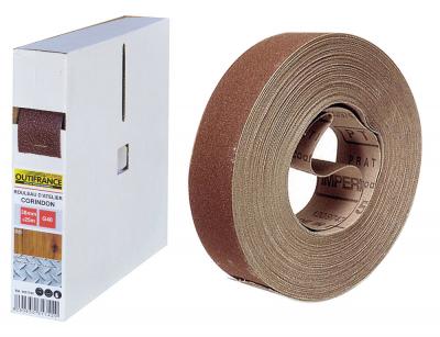 OUTIFRANCE  - Rouleau D'Atelier Corindon 38Mm X 25M Gr.240