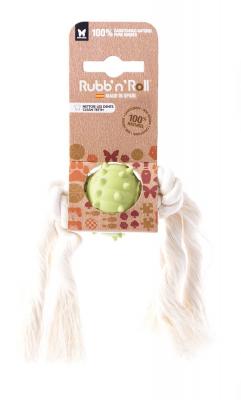 MARTIN SELLIER Balle pour chien et corde  Rubb'n Dental