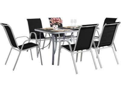 HABITAT ET JARDIN Salon de jardin  Cordoba + Tropic 6 personnes