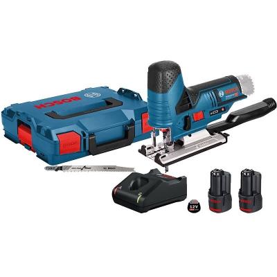 BOSCH Scie sauteuse sansfil  GST 12V70 12 V 2 batteries 3 Ah chargeur coffret LBoxx