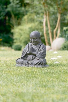 NORTENE Statue happy buddha d&eacute;coratif 