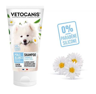 VETOCANIS Shampoing V&eacute;tocanis pour chien poils clairs 300ml