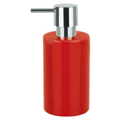  Spirella - Distributeur de savon C&eacute;ramique tube Rouge - Rouge