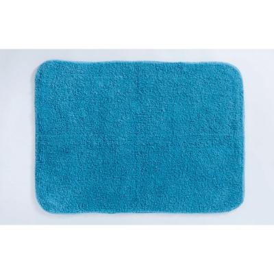 SPIRELLA  Tapis de bain Campus - 50 x 70 cm - Bleu p&eacute;trol