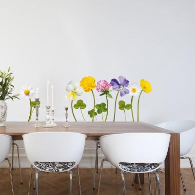 PLAGE  152735 Sticker Mural - Fleurs des Champs, 1 Planche, 48 x 68 cm