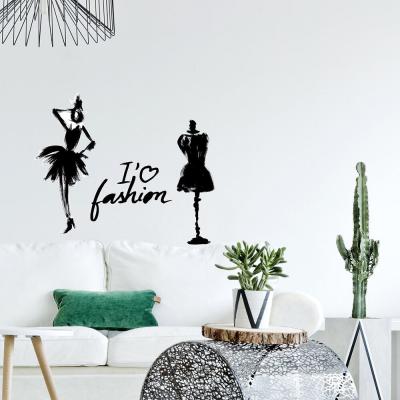 PLAGE  152504 Sticker Mural - I Love Fashion, 1 Planche, 24 x 68 cm
