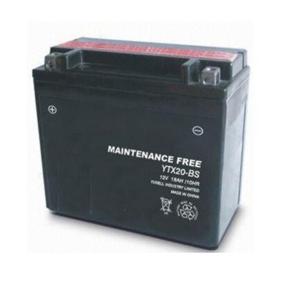 TOPCAR  - Batterie moto 12V 18Ah - YTX20L-BS