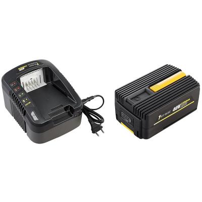 GT ELEC  - Tron&ccedil;onneuse sans fil &agrave; batterie, 40 v, guide 16 pouces + batterie 4 Ah + chargeur