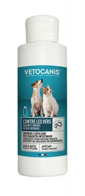 VETOCANIS Vc compl. alim. sirop contre les vers 125ml chien-chat