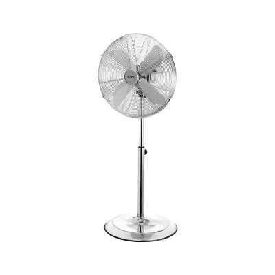 EDM Ventilateur sur pied  avec base circulaire 60W - 40cm - Chrome 33973