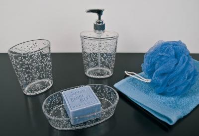  Spirella gobelet salle de bain ice - 11 x 9 x 6cm - transparent