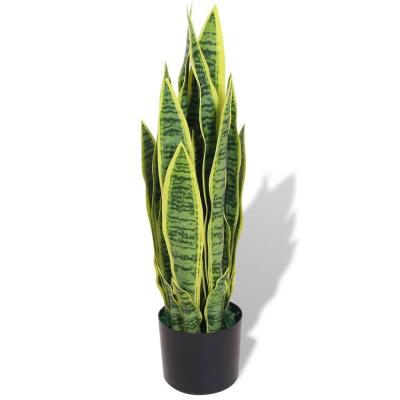 VIDAXL  - Plante artificielle avec pot Sansevi&egrave;re 65 cm Vert Vert