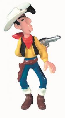 PLASTOY Lucky Luke Tirant Derri&egrave;re Son Dos