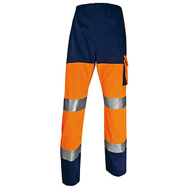 CENPAC Pantalon de travail haute visibilit&eacute; Delta Plus - Jaune - Taille L