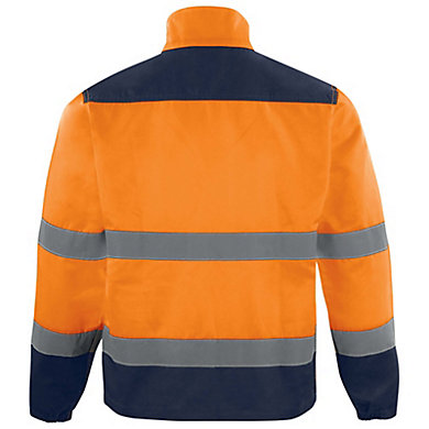 DELTA PLUS Deltaplus Veste de travail haute visibilit&eacute; orange fluo - L