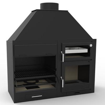 FM CALEFACCION Barbecue charbon bois FM FUSION 140 avec four