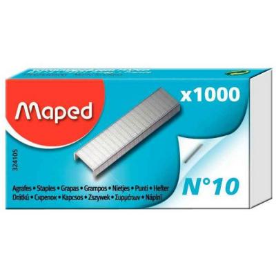 MAPED  324105 Agrafes N&deg; 10 galvanis&eacute;es Petit paquet