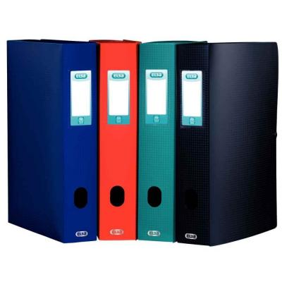 ELBA MODLING Oxford Bo&icirc;te de classement Memphis, dos de 100 mm, PP, noir