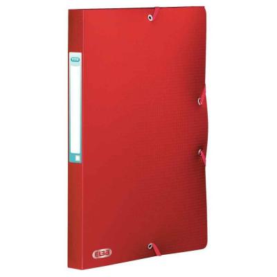 ELBA Oxford Bo&icirc;te de rangement Memphis, A4, dos: 25 mm, PP, rouge