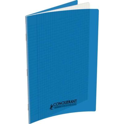 CLAIREFONTAINE CONQUERANT CLASSIQUE Cahier 210 x 297 mm, s&eacute;y&egrave;s, bleu