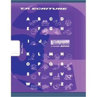 AUTRE Cahier piqures 17x22 32p dbl l5 i/v u 90g