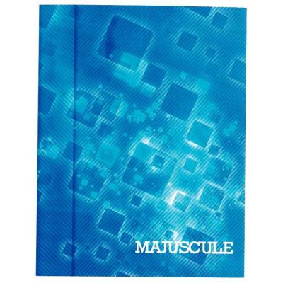 MAJUSCULE  - Cahier Piqures Grand Carreaux 17x22 48p 90g 
