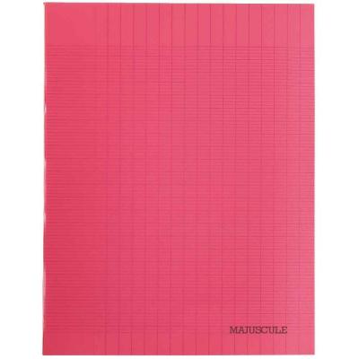 MAJUSCULE CONQUERANT CLASSIQUE Cahier 170 x 220 mm, s&eacute;y&egrave;s, rouge 
